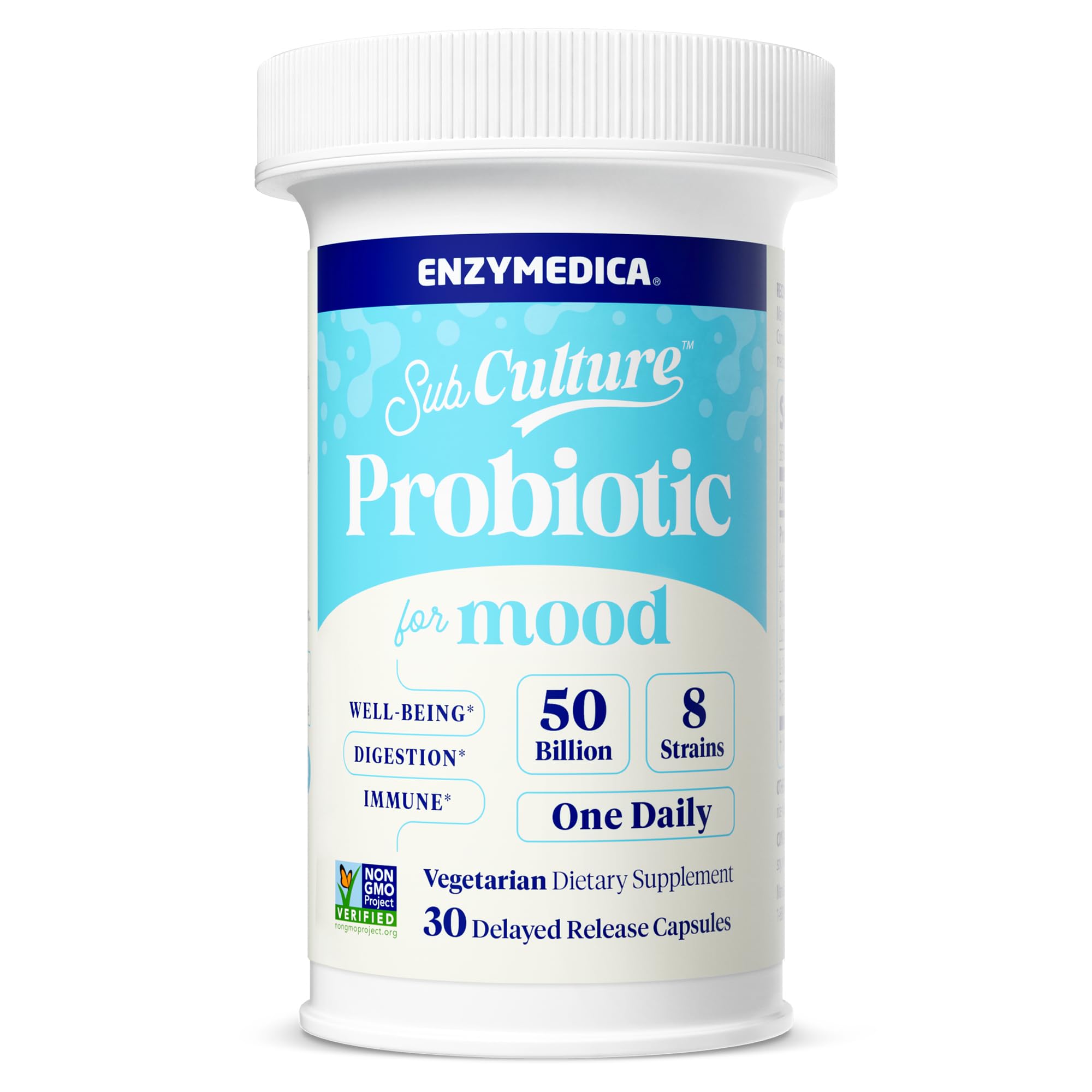 Amazon.com: Enzymedica SubCulture Probiotic for Mood, Stress